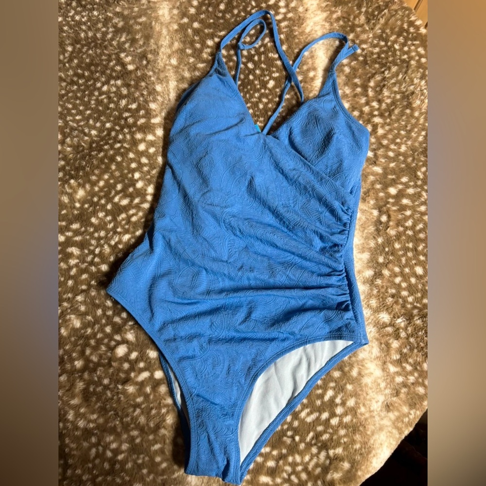 Blue Kids One Piece Swimsuit
